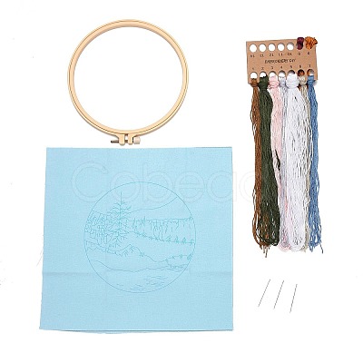 DIY Scenery Embroidery Kit DIY-O021-11B-1