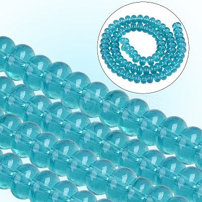 3 Strands Imitation Jade Glass Beads GLAA-PA0001-36B-04-1