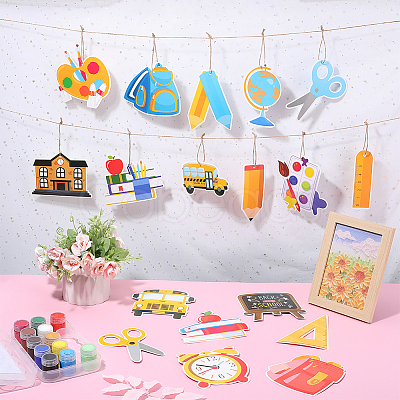 2 Sets 2 Styles Paper Banners AJEW-GF0008-52-1