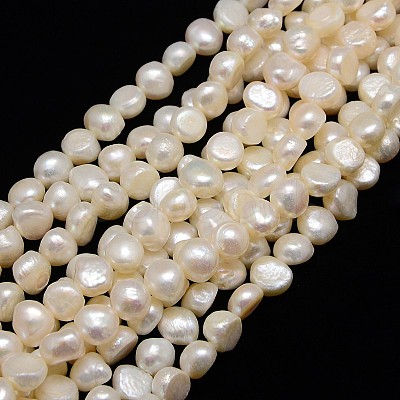 Natural Cultured Freshwater Pearl Beads Strands X-PEAR-L001-A-01-1