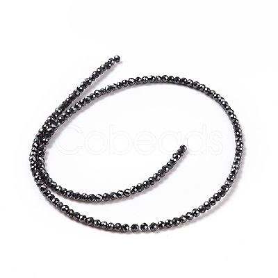Electroplate Non-magnetic Synthetic Hematite Beads Strands G-L487-B-15-1