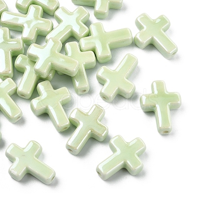 20Pcs Handmade Porcelain Beads PORC-YW0001-33D-1