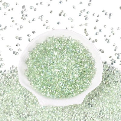 Transparent Electroplate Glass Beads EGLA-Q138-01C-1