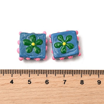 Handmade Lampwork Enamel Beads LAMP-S079-08C-1