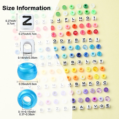 Transparent & Opaque Acrylic Beads KY-FS0001-26E-1