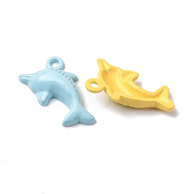 Spray Paint Alloy Pendants FIND-H060-01A-1