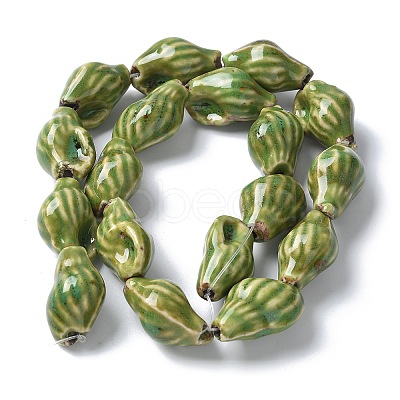 Ocean Series Handmade Porcelain Beads PORC-R002-04E-1