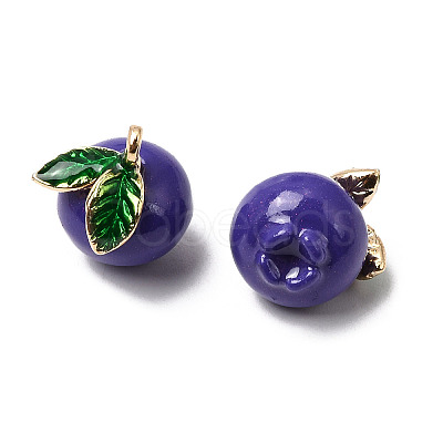Alloy Enamel Pendants PALLOY-T094-06C-1