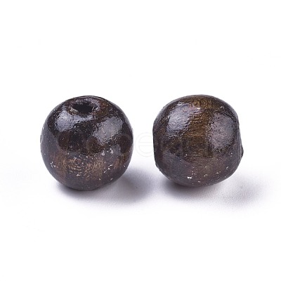 Dyed Natural Wood Beads WOOD-Q006-16mm-06-LF-1