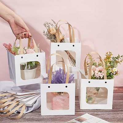 Craft Paper Handbags CARB-WH0018-03B-1