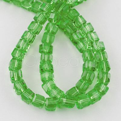 Glass Bead Strands GLAA-R041-6x6mm-13-1