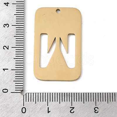 304 Stainless Steel Pendants STAS-D200-01W-G-1