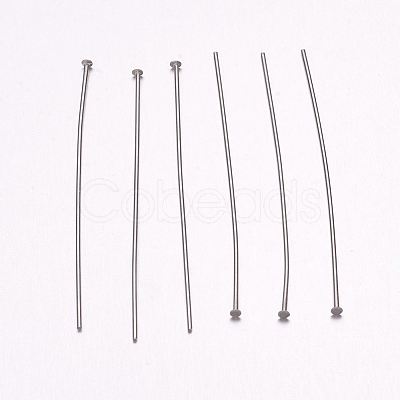Tarnish Resistant 304 Stainless Steel Flat Head Pins LS-STAS-H358-03B-1