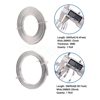 5 Rolls 5 Style Aluminum Craft Wire AW-CD0001-02-1