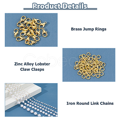 DIY Chain Necklace/Bracelets Kits DIY-HS0002-43G-1