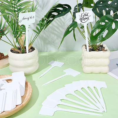 50Pcs Plastic Plant Labels FIND-SP0005-64A-1