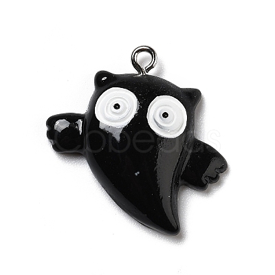 Halloween Opaque Resin Pendants LS-RESI-D055-103P-01-1