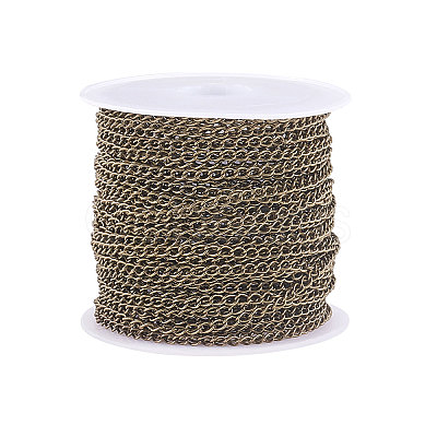 Brass Twisted Chains CHC-CJ0001-24AB-1