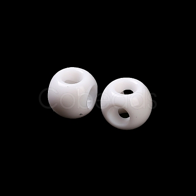 Opaque Acrylic Beads OACR-P032-10B-01-1