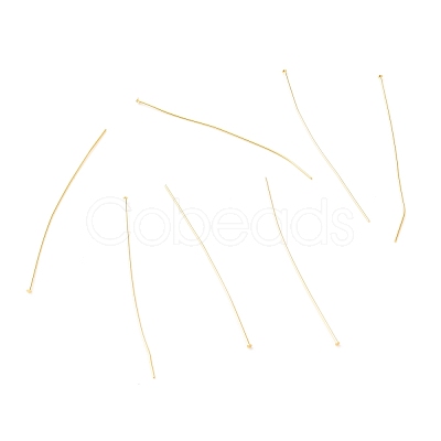 Brass Flat Head Pins KK-F824-114E-G-1