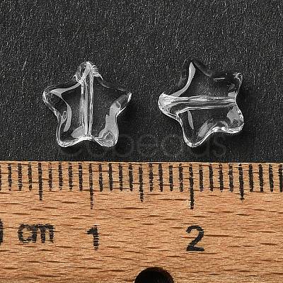 20Pcs Transparent Glass Beads GLAA-Q103-01F-1
