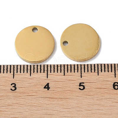 304 Stainless Steel Charms STAS-Q308-09G-G-1