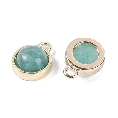 Natural Amazonite Pendants G-K372-03G-01-1