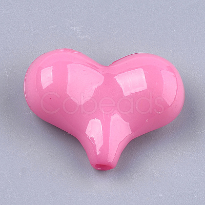 Opaque Solid Color Acrylic Beads MACR-T030-12-1