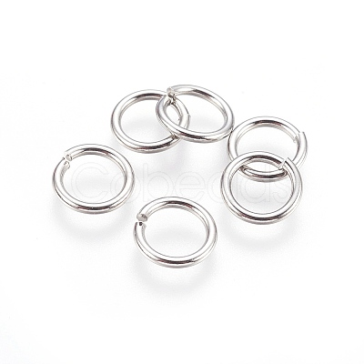 Tarnish Resistant 304 Stainless Steel Saw Cut Open Jump Rings STAS-P212-25P-09-1