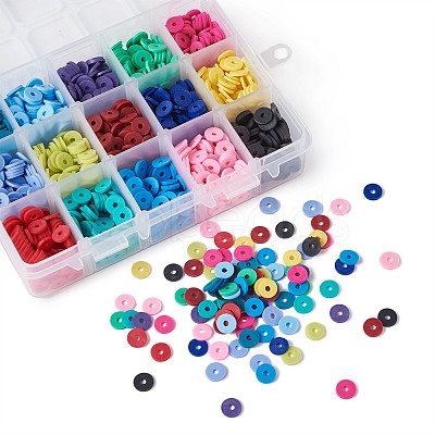 Handmade Polymer Clay Beads DIY-X0293-74B-1