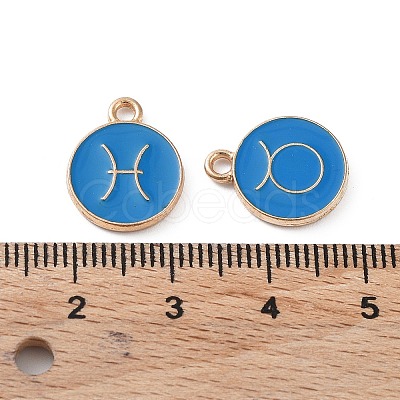 Alloy Enamel Pendants ENAM-S124-01B-02-1
