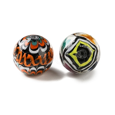 Handmade Lampwork Beads LAMP-F047-06-1