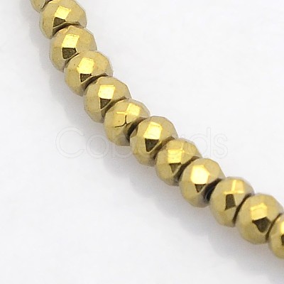 Electroplate Non-magnetic Synthetic Hematite Beads Strands G-J208G-11-1