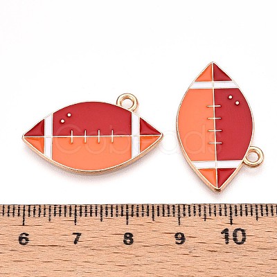 Alloy Enamel Pendants ENAM-T022-17-1