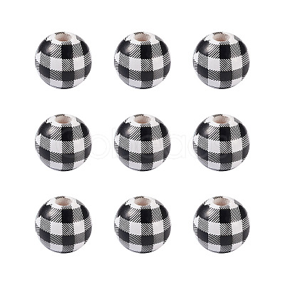 Natural Wooden Beads WOOD-TAC0010-05A-1