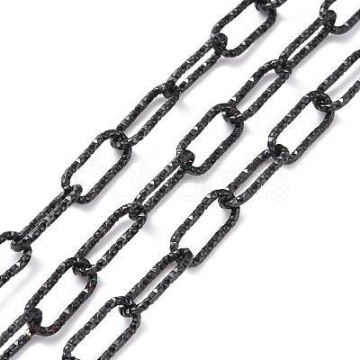 304 Stainless Steel Paperclip Chains CHS-A007-01B-1