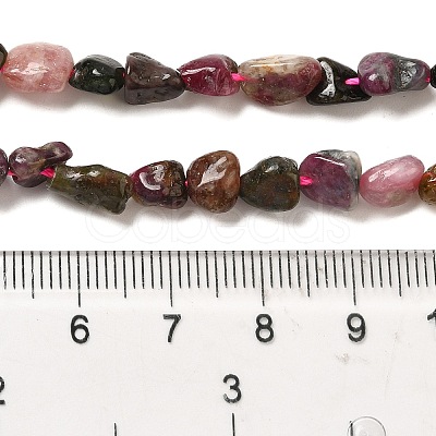 Natural Multicolor Tourmaline Beads Strands G-L608-A01-01-1