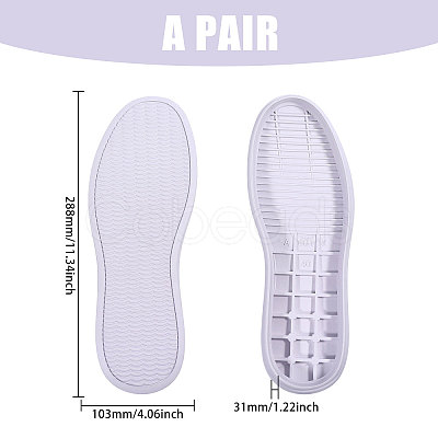 Anti Skid Synthetic Rubber Shoes Bottom Heel Sole FIND-WH0816-097A-1