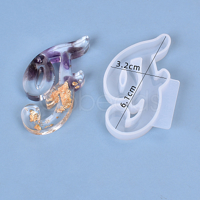 Letter DIY Silicone Molds DIY-I034-08F-1