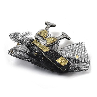 New Year's party Iron Hair Clip OHAR-R102-01K-1
