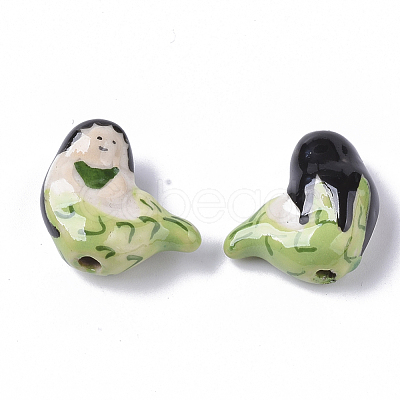 Handmade Porcelain Beads X-PORC-N004-04-1