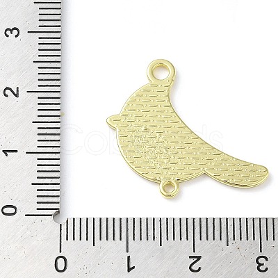 Rack Plating Alloy Enamel Bird Connector Charms ENAM-U001-03E-G-1