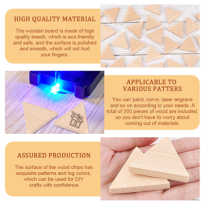 Unfinished Wood Pieces DIY-WH0273-90-1
