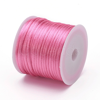 Nylon Satin Rattail Cords NWIR-L006-1mm-06-1