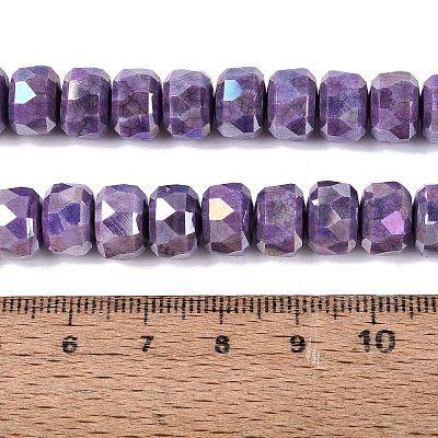 Anti-Tarnish Electroplate Glass Beads Strands GLAA-T025-10mm-11O-1