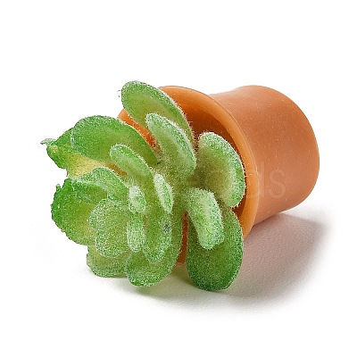 Opaque Resin Potted Plant Pendants CRES-Z005-03A-1