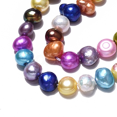 Natural Cultured Freshwater Pearl Beads Strands PEAR-N014-07E-1