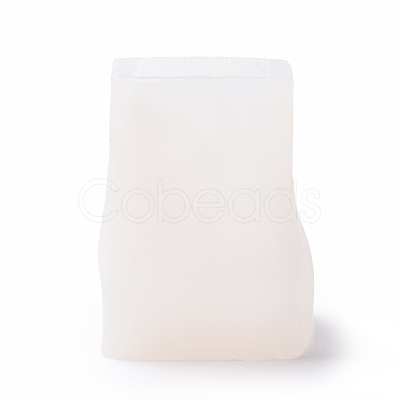 Christmas Theme DIY House Candle Silicone Molds DIY-G049-02-1
