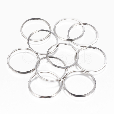 Tarnish Resistant 201 Stainless Steel Linking Rings STAS-L233-011B-P-1