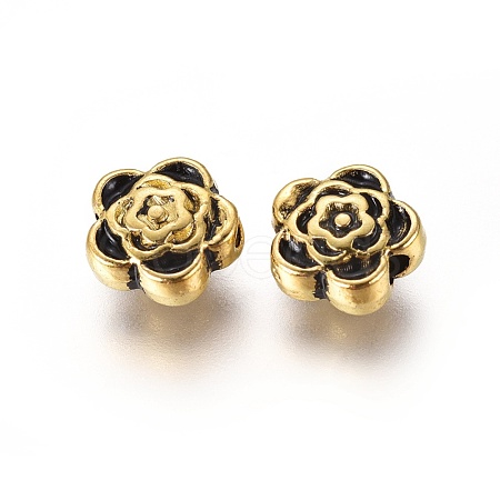 Tibet Antique Golden Metal Beads GLF0590Y-1